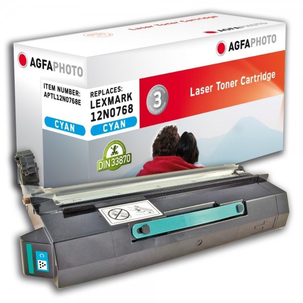 AGFA Photo Toner cyan 12N0768E für Lexmark C910 C912