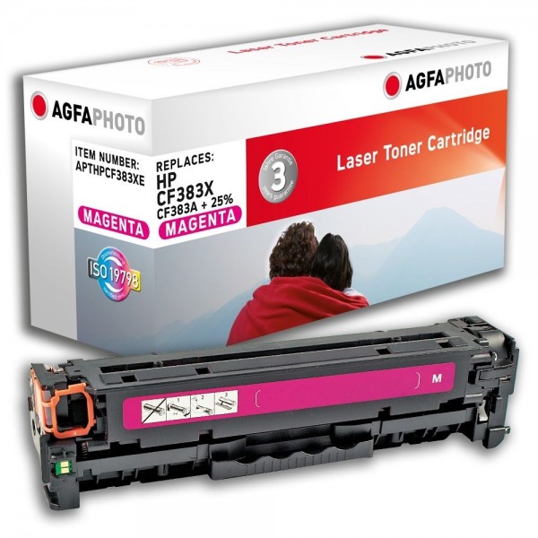 AGFA Photo Toner magenta HPCF383XE für HP Color LaserJet PRO MFP M476