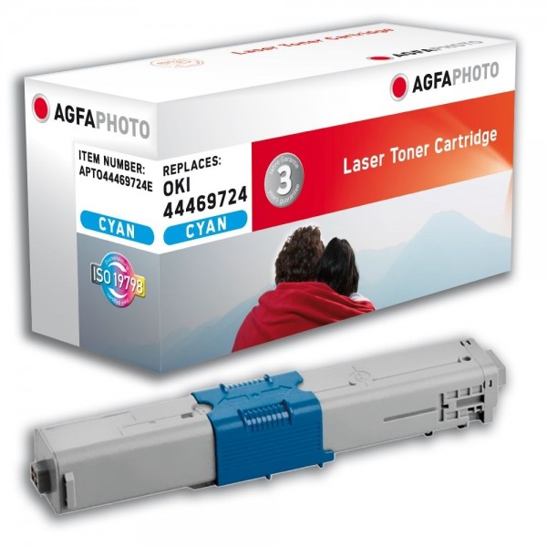 AGFA Photo Toner cyan 44469724E für OKI C510 C511