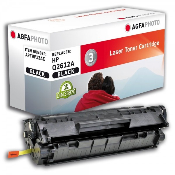 AGFA Photo Toner schwarz HP12AE für HP LaserJet 1010 LaserJet 3000