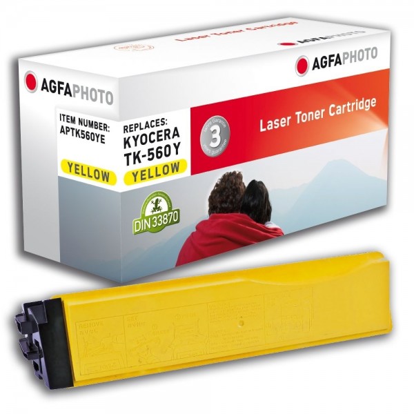 AGFA Photo Toner gelb TK-560YE für Kyocera FS-C5300 FS-C5350