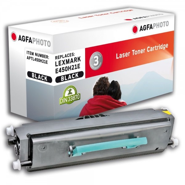 AGFA Photo Toner schwarz 450H21E für Lexmark E450