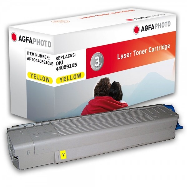 AGFA Photo Toner gelb 44059105E für OKI C810 C830