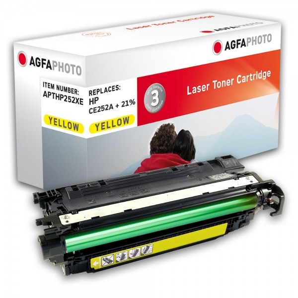 AGFA Photo Toner gelb HP252XE für HP LaserJet CM3500 Series