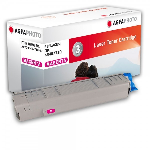 AGFA Photo Toner magenta 43487710HC für OKI C8600 C8800