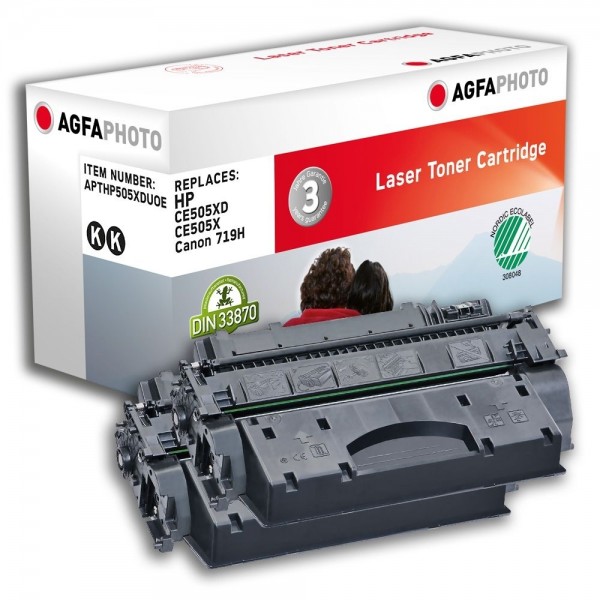 AGFA Photo Toner schwarz HP505XDUOE für HP LaserJet P2030 LaserJet P 2050