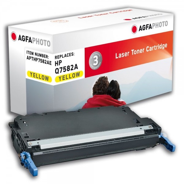 AGFA Photo Toner gelb HP7582AE für HP Color LaserJet 3800 Series