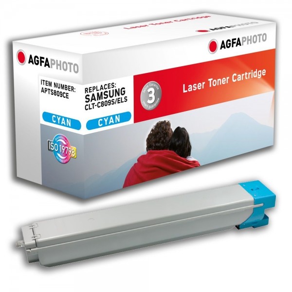 AGFA Photo Toner cyan 809CE für Samsung CLX-9201 CLX-9251