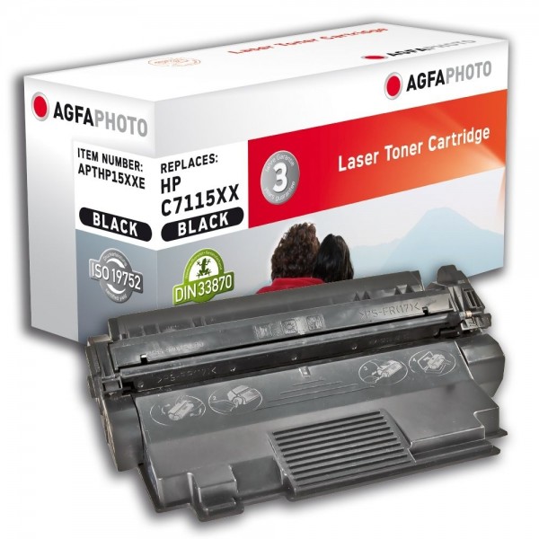 AGFA Photo Toner schwarz HP15XXE für HP LaserJet 1000 LaserJet 3300