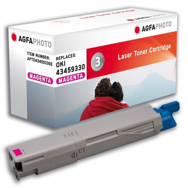 AGFA Photo Toner magenta 43459330E für Oki Data C3300 C3400