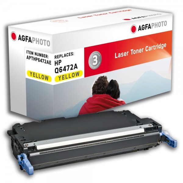 AGFA Photo Toner gelb HP6472AE für HP Color LaserJet 3600 Series