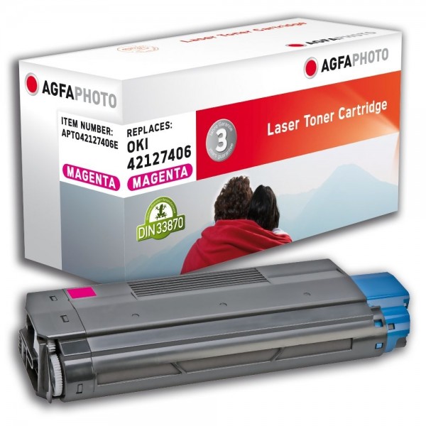 AGFA Photo Toner magenta 42127406E für OKI C5100 C5200 C5300 C5400