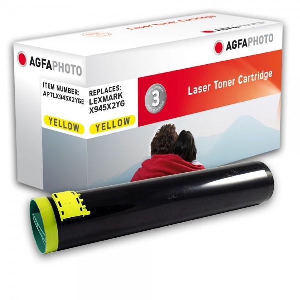 AGFA Photo Toner gelb X945X2YGE für Lexmark X940 X945