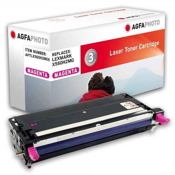 AGFA Photo Toner magenta X560H2MGE für Lexmark X560