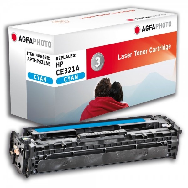 AGFA Photo Toner cyan HP321AE für HP Color LaserJet PRO CM1400 Series