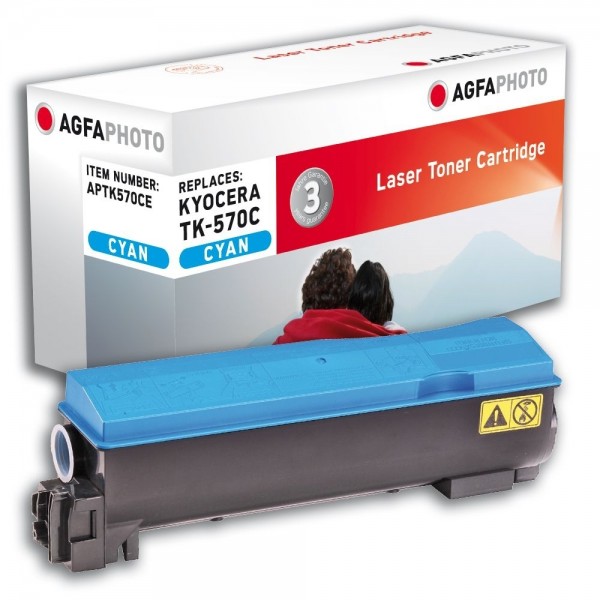 AGFA Photo Toner cyan TK-570CE für Kyocera FS-C5400DN