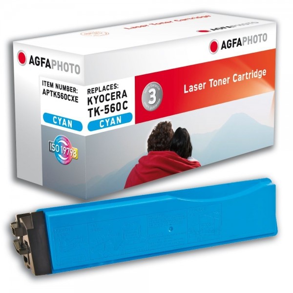 AGFA Photo Toner cyan TK-560CXE für Kyocera FS-C5300 FS-C5350