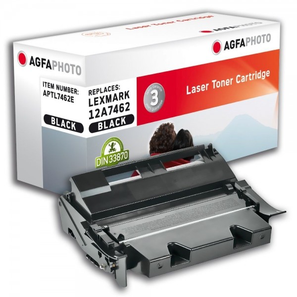 AGFA Photo Toner schwarz 7462E für Lexmark T630