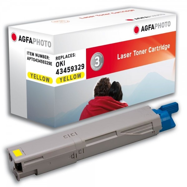 AGFA Photo Toner gelb 43459329E für Oki Data C3300 C3400