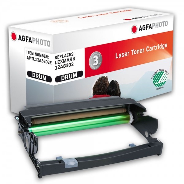 AGFA Photo Bildtrommeleinheit 12A8302E für Lexmark E230 E232