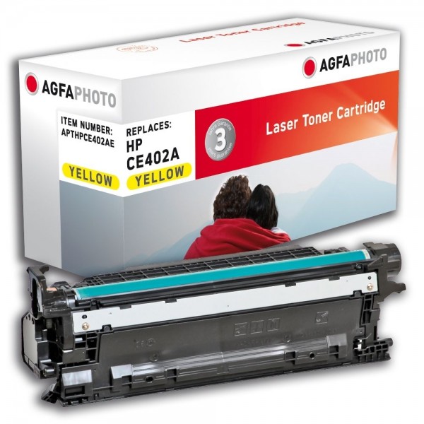 AGFA Photo Toner Gelb HPCE402AE für HP LaserJet Enterprise 500 Color M551 M575