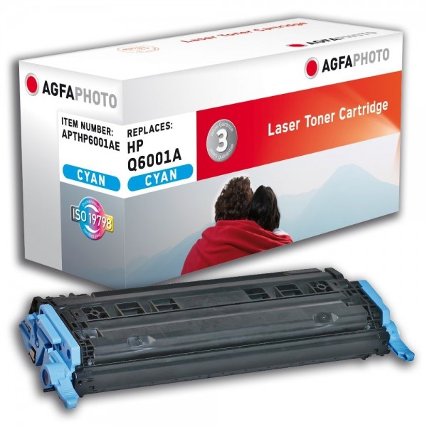 AGFA Photo Toner cyan HP6001AE für HP Color LaserJet 2600 Series