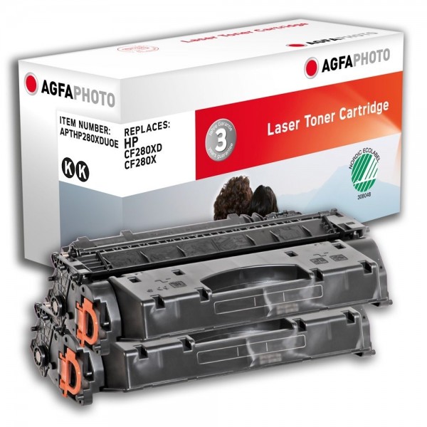 AGFA Photo Toner schwarz HP280XDUOE für HP LaserJet PRO 400 M401A