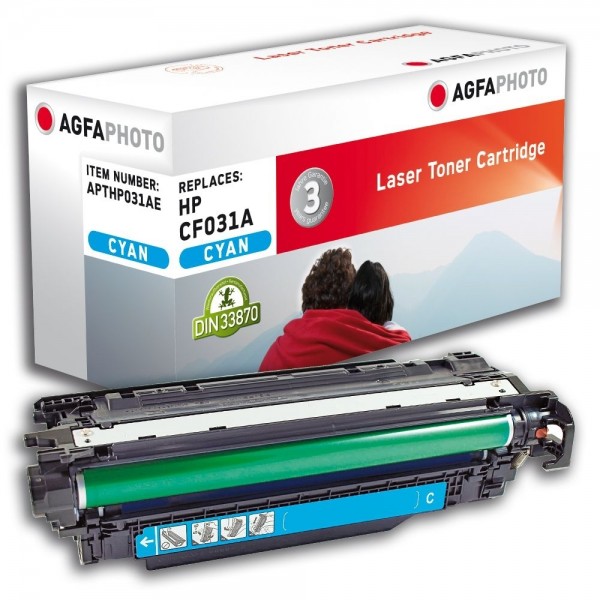 AGFA Photo Toner Cyan HP031AE für HP LaserJet Enterprise CM4540