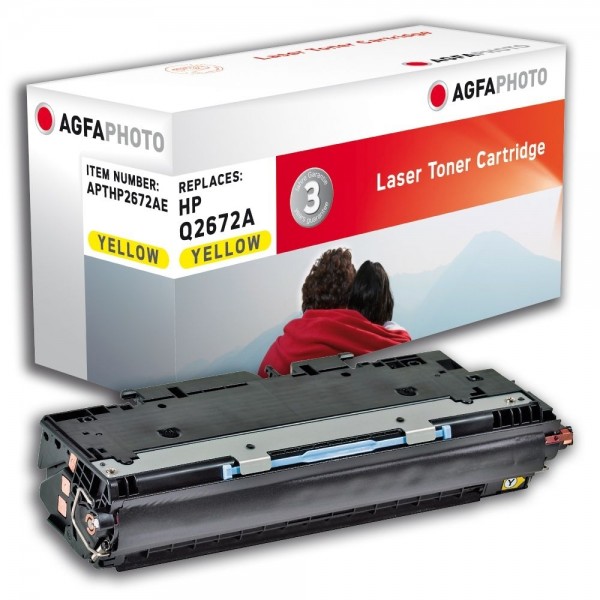 AGFA Photo Toner gelb HP2672AE für HP Color LaserJet 3500