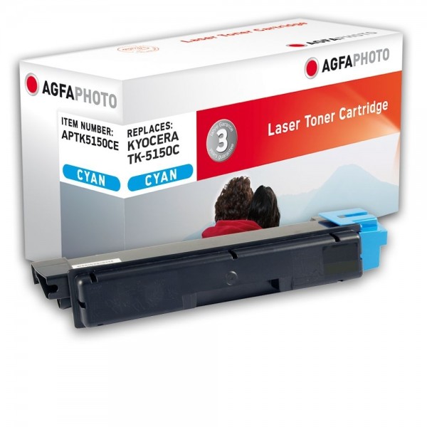 AGFA Photo Toner cyan TK-5150CE für Kyocera Ecosys M6035 M6535