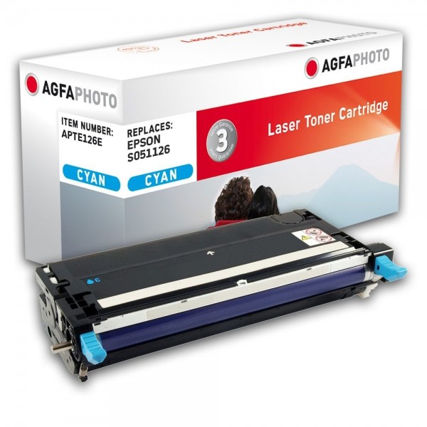 AGFA Photo Toner cyan 126E für Epson Aculaser C3800 S051126