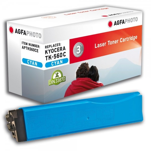 AGFA Photo Toner cyan TK-560CE für Kyocera FS-C5300 FS-C5350