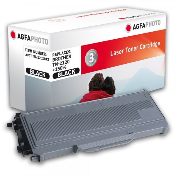 AGFA Photo Toner schwarz TN-2120XHCE für Brother HL-2140 HL-2150 HL-2170