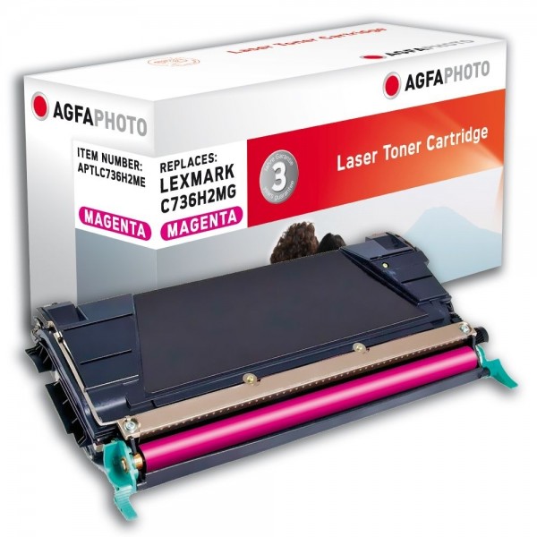 AGFA Photo Toner magenta 736H2ME für Lexmark C736 X738