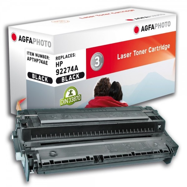 AGFA Photo Toner schwarz HP74AE für HP LaserJet 4L