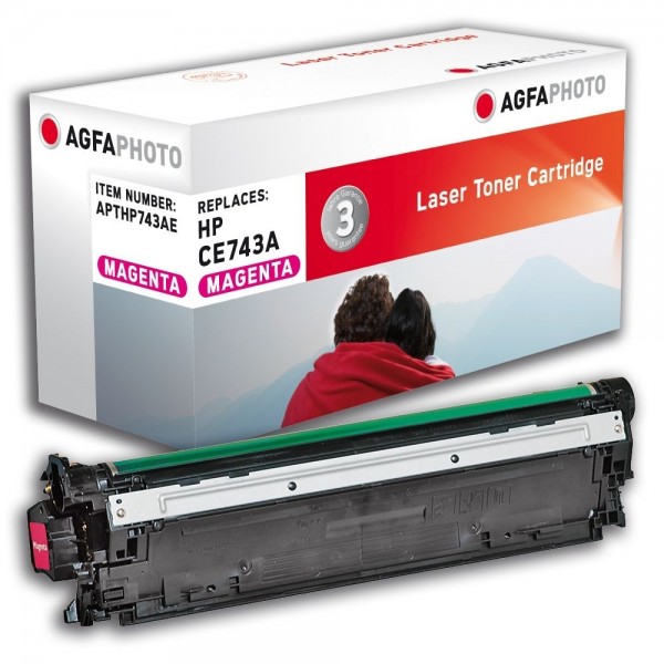 AGFA Photo Toner magenta HP743AE für HP Color LaserJet CP 5200 Series