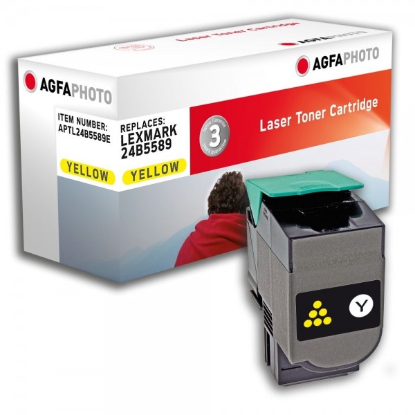 AGFA Photo Toner gelb 24B5589E für Lexmark XS 544, XS 548