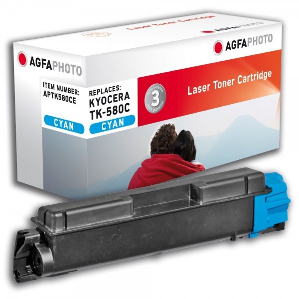 AGFA Photo Toner cyan TK-580CE für Kyocera FS-C5150