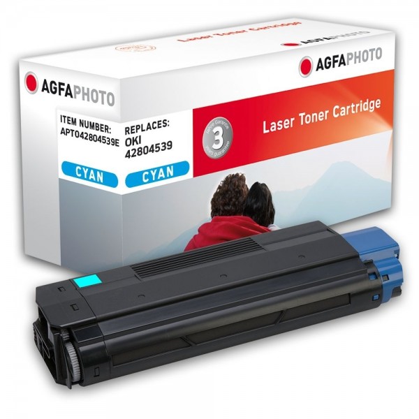 AGFA Photo Toner cyan 42804539E für Oki C3200