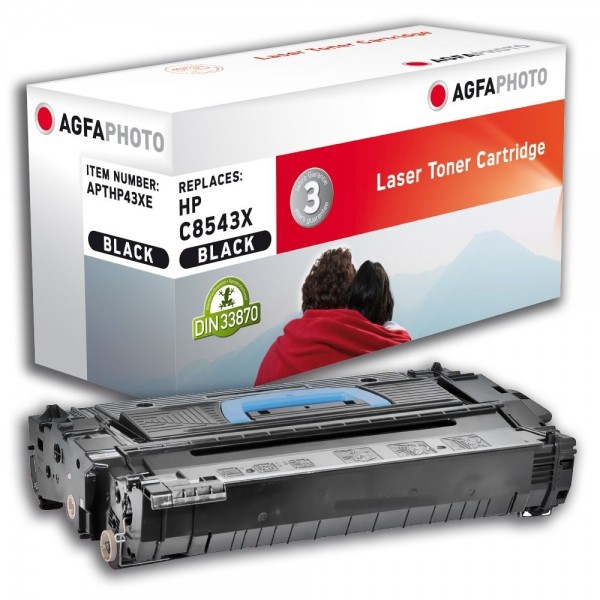 AGFA Photo Toner schwarz HP43XE für HP LaserJet 9000 LaserJet 9040 Series