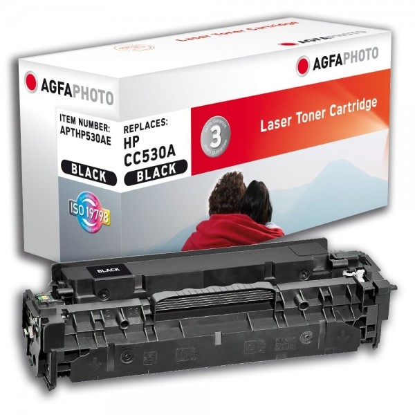 AGFA Photo Toner schwarz HP530AE für HP Color LaserJet CM2300 Series