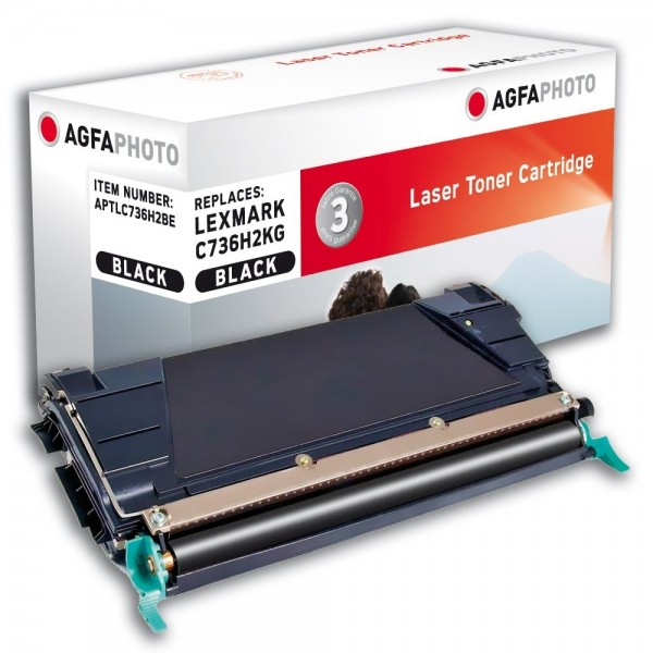 AGFA Photo Toner schwarz C736H2BE für Lexmark C736 X738