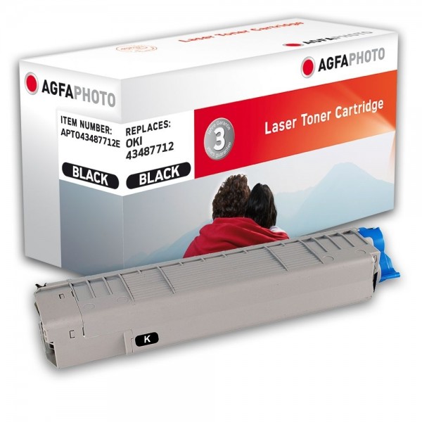 AGFA Photo Toner schwarz 43487712E für OKI C8600 C8800