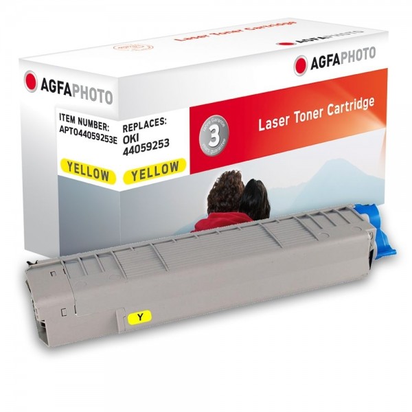 AGFA Photo Toner gelb 44059253E für OKI MC861 MC862