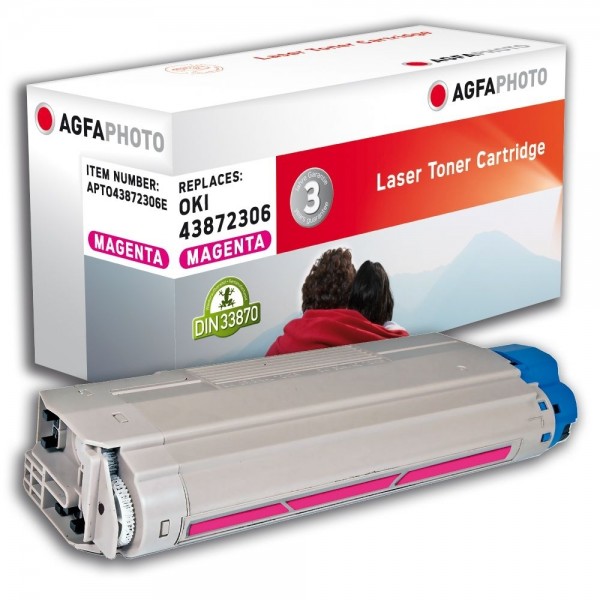 AGFA Photo Toner magenta 43872306E für OKI Data C5650 C5750