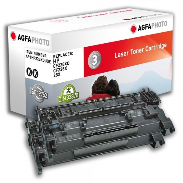 AGFA Photo Toner schwarz HP226XDUOE für HP LaserJet PRO M400 Series