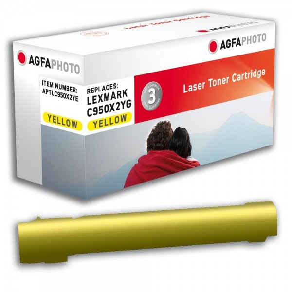 AGFA Photo Toner gelb C950X2YE für Lexmark C950 X950 X952 X954