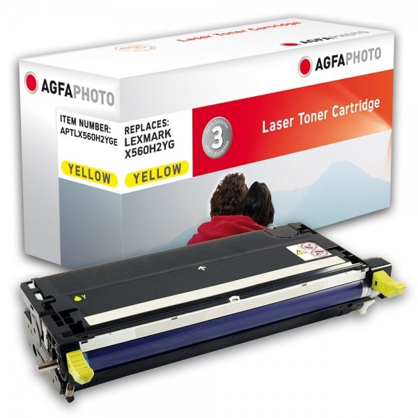 AGFA Photo Toner gelb X560H2YGE für Lexmark X560