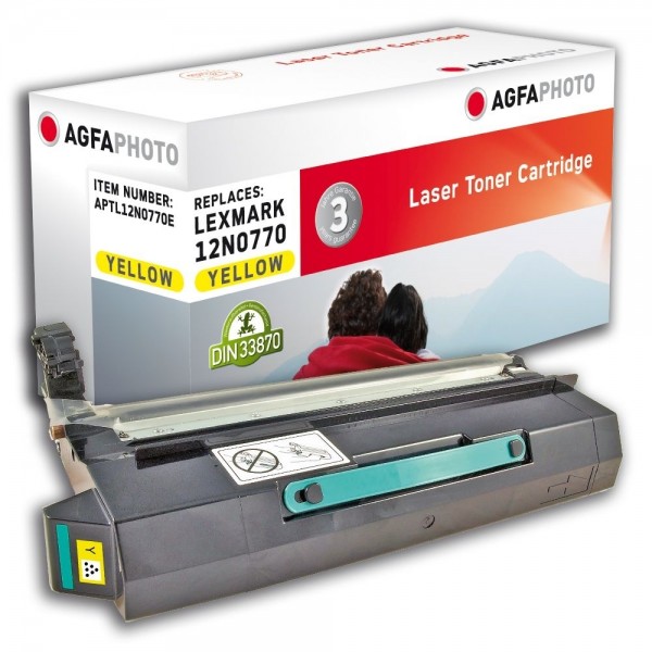 AGFA Photo Toner gelb 12N0770E für Lexmark C910 C912