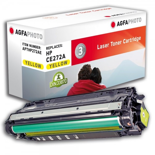 AGFA Photo Toner gelb HP272AE für HP Color LaserJet Enterprise CP5500 Series